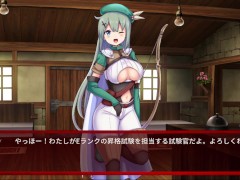 【#05 サキュバスデュエル実況(体験版)】爆乳女剣士にパイズリ胸射させられ、女弓兵に高速手コキで射精させられ・・・(アニメーション同人エロゲー) - Screenshot 2 of 16 - 巨乳
