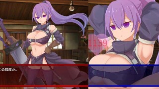 【#05 サキュバスデュエル実況(体験版)】爆乳女剣士にパイズリ胸射させられ、女弓兵に高速手コキで射精させられ・・・(アニメーション同人エロゲー)