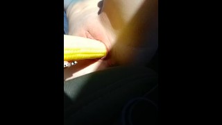 Maïs in de auto 😘