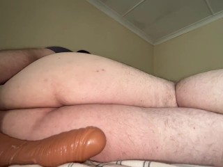 Pounding my Pussy with my 11inch Dildo