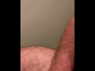 Hairy Musclebear Massive Thick Cumshot on Toilet. Hyperspermia. OnlyfansBeefBeast Big Bear Huge Dick