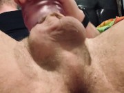 Preview 3 of Jerking off my big cock big load