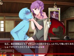 【#06 サキュバスデュエル実況(体験版)】巨乳女アーチャーに膝コキやパイズリで射精させられてしまい・・(アニメーション同人エロゲー) - Screenshot 4 of 16 - Hentai Anime