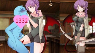 [#06 Hentai Game Succubus Duel Play video(motion anime game)]