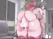 Preview 5 of Futa Futanari Anal Gangbang Threesome Huge Cumshots 3d Hentai