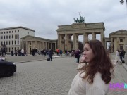 Preview 5 of A WEEK IN BERLIN - Famous Landmarks and a Creampie from a Couch Surfer (EPISODE 2)