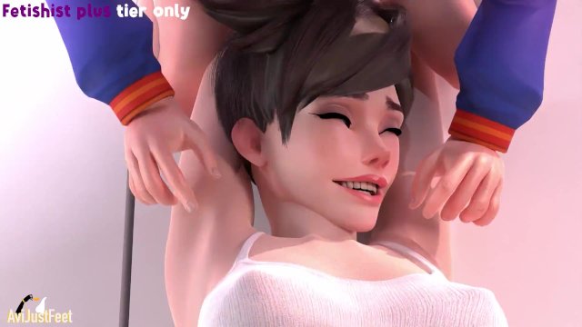Tracer Armpits Tickled by DVa