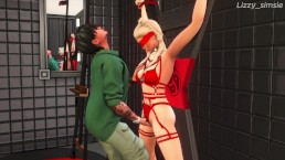 Loveley 与继妹之夜以粗暴操她紧绷的阴户结束 - 模拟人生 4 - 3D 动画