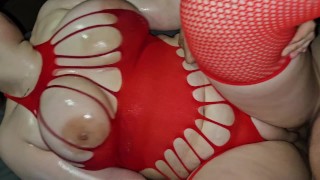 PAWG MILF WITH MASSIVE NATURAL TITS GETS FUCKED POV