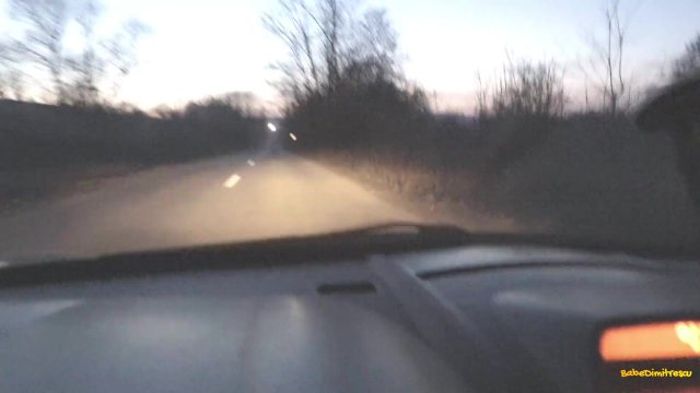 Fake Taxi  pov blowjob and public hardcore sex outdoors with romanian huge ass brunette