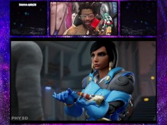 Big Breast Bald Pussy Pharah Gets Fucked In The Ass With This Magic Trick