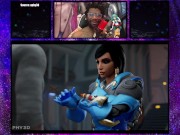 Preview 3 of Big Breast Bald Pussy Pharah Gets Fucked In The Ass With This Magic Trick