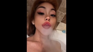 Smoke Breaks With Lady CcarmaSD Wet and They Last Longer