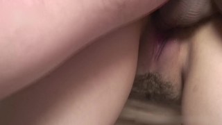 Brunette Asian girl makes a dude cum by using nothing but her mouth