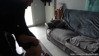 I get my mouth fucked by a blindfolded stranger - full video 30 min on MYM