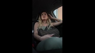 Girl picked up in the car by a stranger for Valentine's Day gets fucked
