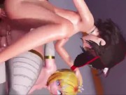 Preview 5 of Futanari Futa Anal Gangbang Huge Cumshots 3D Hentai
