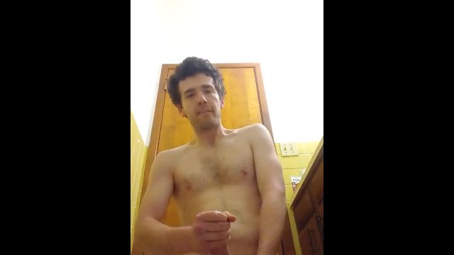 Hot morning wood cumshot