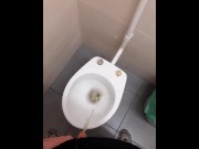Preview 6 of A young chav guy pisses in a public toilet