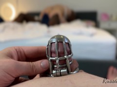 Трахаю девушку куколда . Куколд смотрит как его жена трахается