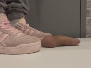 Trampling in Pink Sneakers