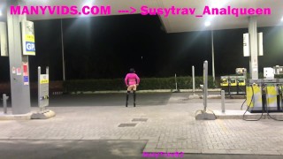 rosa puttana stazione di servizio slutwalk (quasi catturato)