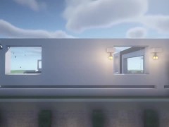Minecraft: Modern Mansion Tutorial + Interior | Architecture Build