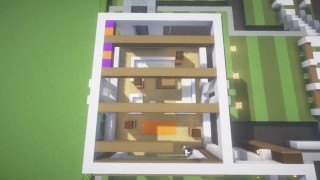 Minecraft: Modern Mansion Tutorial + Interieur | Architectuur bouwen