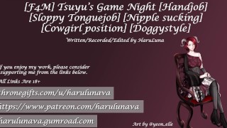 Tsuyu's Game Night - Erotic Audio By HaruLuna