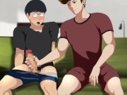 Preview 6 of Kaue-Hunter episode 01 part 2 dubbed PTBR  how to fuck a straight nerd - Hentai Bara Yaoi