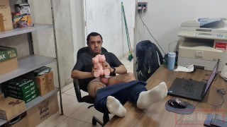 Chacal Follando Rico Con Su Muñeca Sexual en la oficina - Parte 1