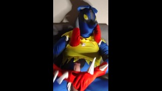Zentai Larcaro Masterbation Fun