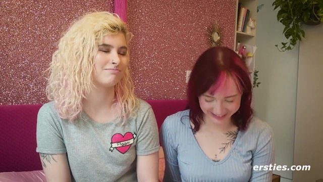 Ersties- Cute Redhead Gives Blonde Babe Lesbian Pleasures