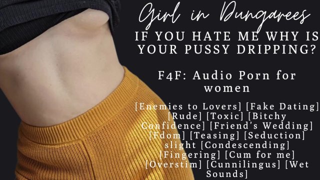 F4F  ASMR Audio Porn for women  Hating you won't stop me from licking your pussy