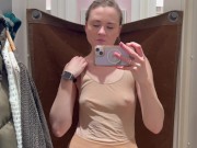 Preview 1 of Hot babe picks out sexy outfits