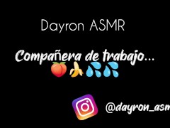 ASMR Audio Erótico - Fantasía con sexy compañera de trabajo...