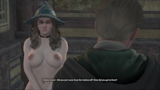 Hogwarts Legacy Nude mod gameplay Part 29 - The Undercroft