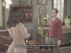 Hogwarts Legacy Nude mods gameplay Part 34 - Broom Riding Race