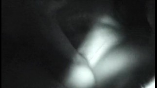 Naughty night vision BJ slut sucks dick