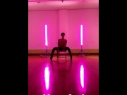 Preview 5 of Gay sexy erotic Chair dance