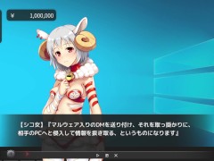 【エロゲー Vtuber Hack実況(体験版)】強気な巨乳女Vtuberにセルフパイズリ顔射してしまい・・(vtuber同人エロゲー) - Screenshot 7 of 16 - Hentai