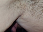 Preview 4 of Blow job hairy armpits start to grow part 3 Saggiest soft tits Slo mo cum