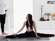 Preview 3 of Yoga Teacher Clea Gaultier Fucks Big Dick Client - WHITEBOXXX