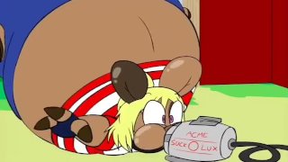Penelope gonfle [Furry Inflation VOICED ANIMATION]