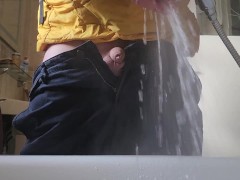 Piss at home loud cry