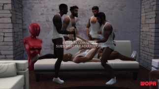 [ANHÄNGER] MARIE ROSE BETRÜGT ALLE FREUNDE IHRES FREUNDES IN EINEM GANGBANG