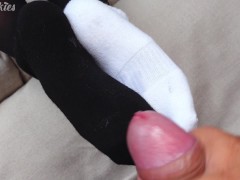 Step Sis Wanted To Show Me Her Socks! - (Footjob)