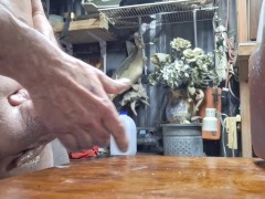 The Roostercombs show, "Doing some pretty weird things to my cock, but it's hot 🔥 🥵