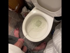 Nice after cum piss