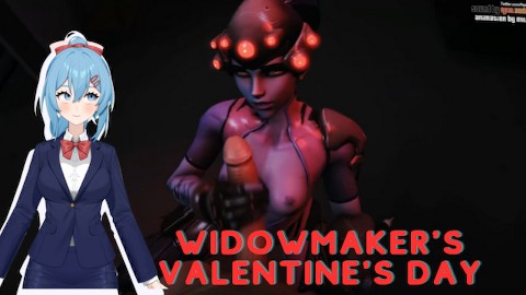 Vtuber Hentai Réagir ! La Saint-Valentin de Widowmaker - Partie 1